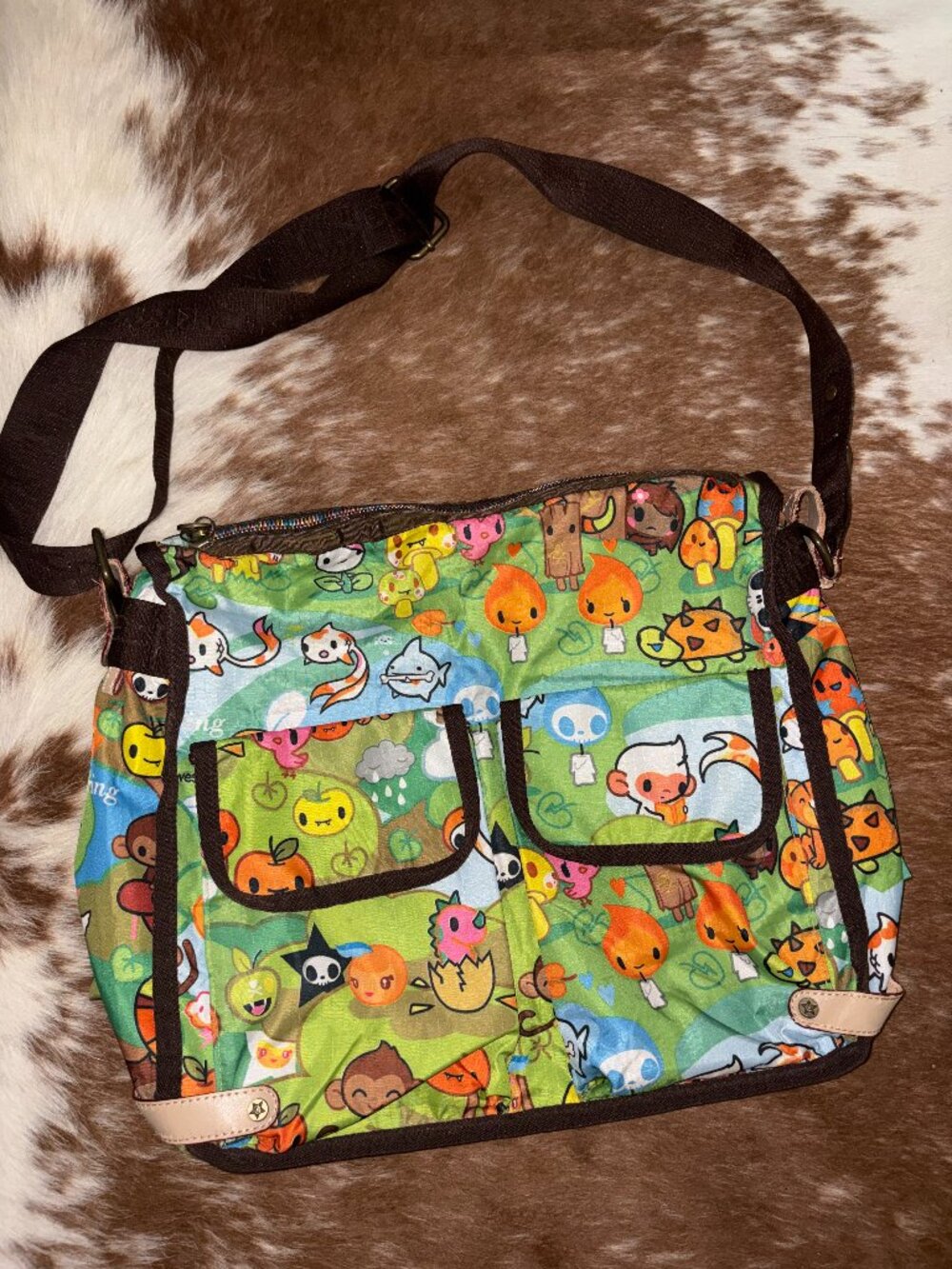 Vintage Tokidoki x LeSportsac Foresta Messenger Bag